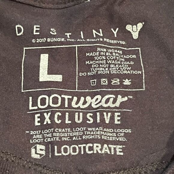 Destiny 2 Loot Wear Loot Crate Exclusive Graphic Tee Shirt / Size L - Picture 4 of 4